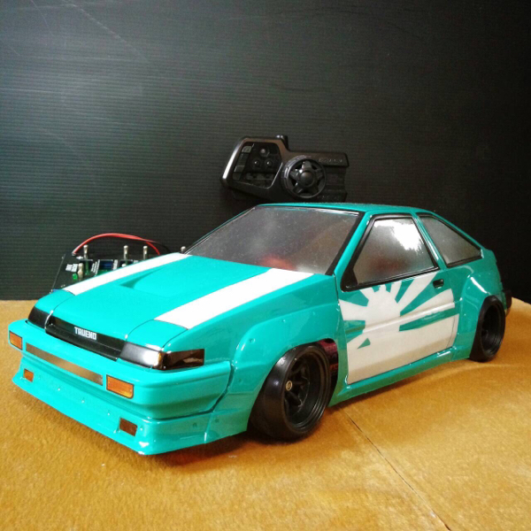 AE86 大阪環状仕様☆ TT02！2.4G フルセット、ドリラジ(田宮模型