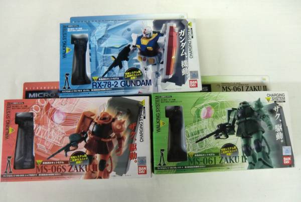 ☆マイクロボッツ　シャア専用ザク・ＲＸ－７８－２ガンダム他☆