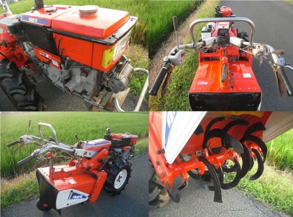 耕運機クボタディーゼルK1－95セル付き 9．5馬力 売切(車体)｜売買 