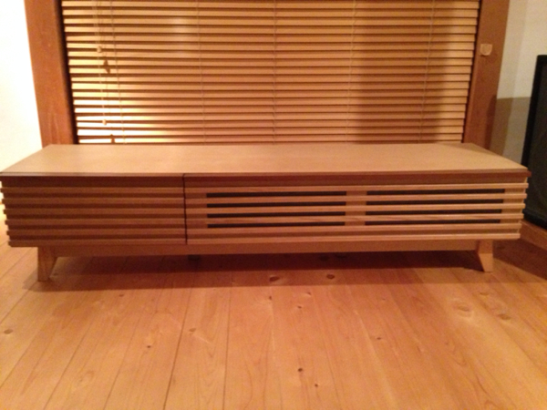 ☆美品 木製サイド ローボード TV台等に