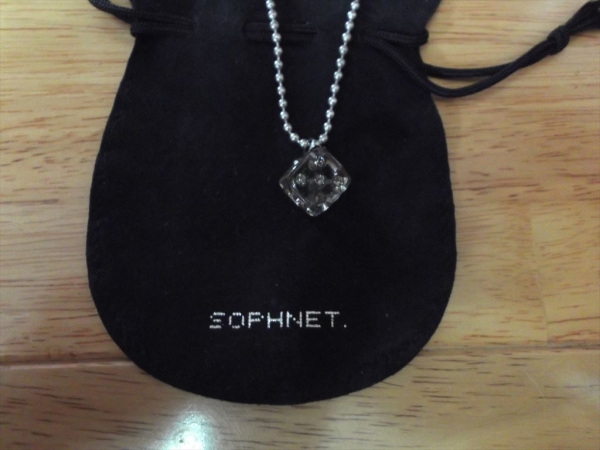 SOPHNET ソフネット ダイスネックレス スワロフスキー