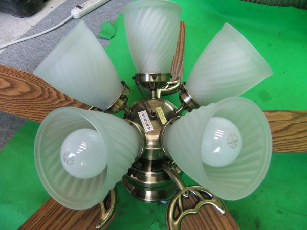 ☆タキズミ シーリングファン 5灯 TCF-6522 中古☆(シーリングファン