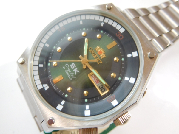 新古品 オリエント 自動巻き (時2-エ)