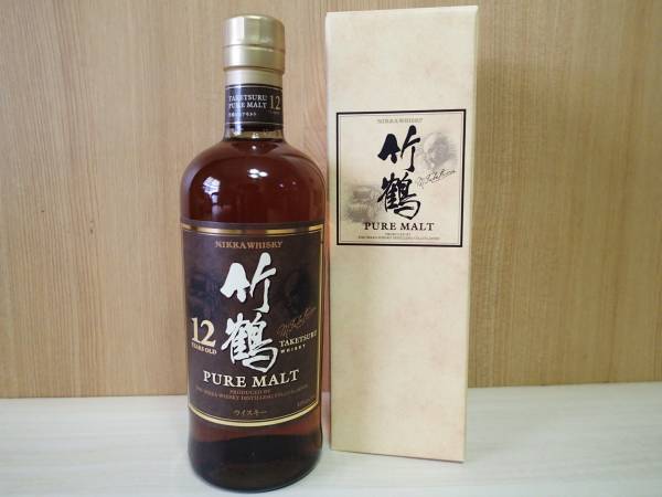 飲料・酒 【終売品】【希少】ニッカウヰスキー 竹鶴 12年 ピュアモルト 2本