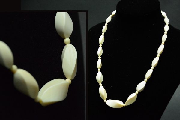 古今美術・中国美術■唐物■象牙ネックレス■紫檀花台珊瑚翡翠