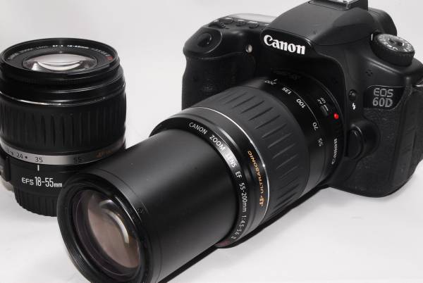 ★美品★Canon キヤノン EOS 60D ダブルレンズKit おまけ付♪
