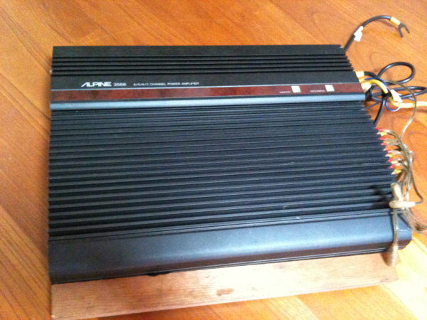 ALPINE 3566 6ch レア 0 ALPINE Old メルカリ 6chアンプ 1992年発売