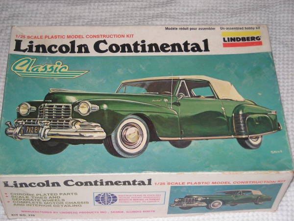 絶版? リンドバーグ 1/25 '48 リンカーン・コンチネンタル E/G付
