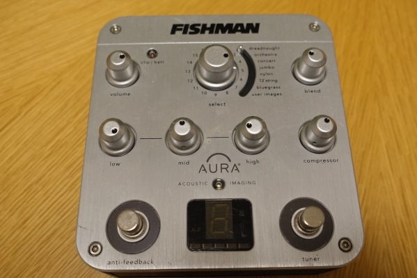 Aura Spectrum DI /アコギ /FISHMAN /プリアンプ ☆FISHMAN Aura