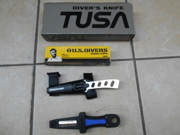 ☆新品2点中古2点　ダイバーナイフが驚異の１円スタート～