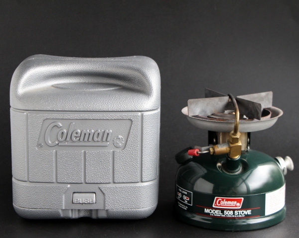 1990年 コールマン 旧ロゴ 508 ツーレバー ストーブ 機関絶好調