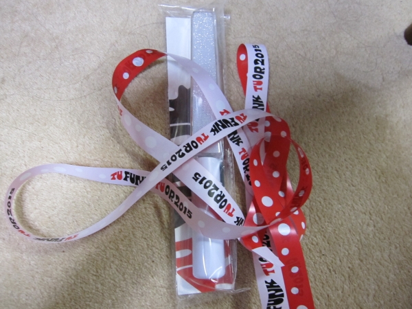 ☆堂本剛　TU FUNK TUOR 2015ペンライト　銀テープ付き☆_1