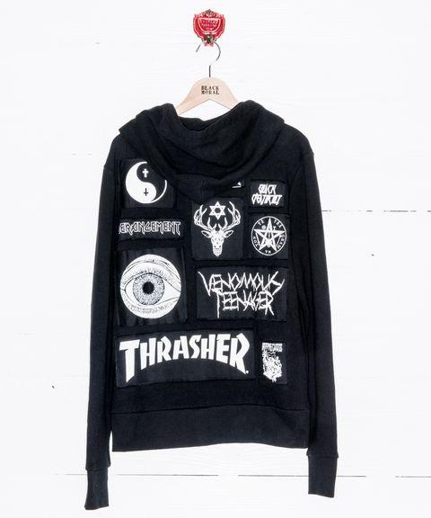 the GazettE ガゼット パーカー THRASHER gazette by ロゴパーカー