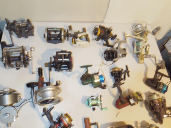 釣り道具　釣り用リール　２３個です。「ルアー・釣り竿」