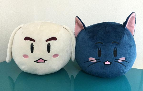 ○DOG DAYS ぬいぐるみ 猫玉＆犬玉 2種 約17cm(コミック、アニメグッズ