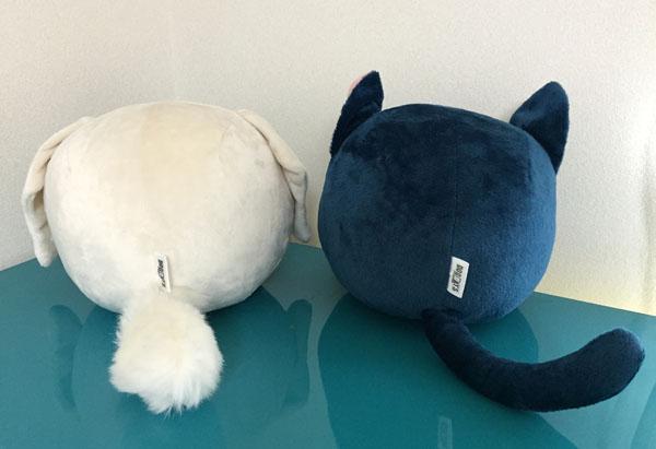 DOG DAYS ぬいぐるみ ねこだま ○DOG DAYS ぬいぐるみ 猫玉＆犬玉 2種 約17cm(コミック、アニメグッズ