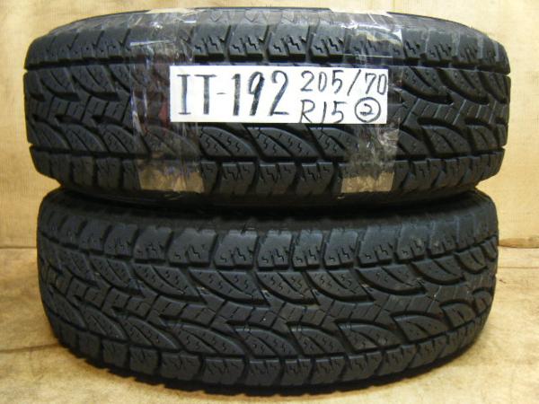 IT-192 深溝！ブリヂストン DUELER A/T 694 205/70R15 96S (2本)