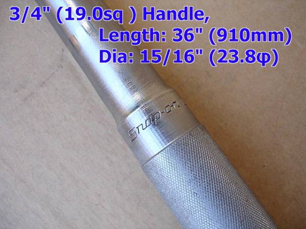 即落◎スナップオン*3/4”ハンドル/ブレーカーバー/910mm(872RM)