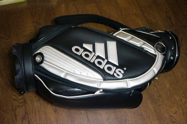 adidasアディダスカーボン柄ゴルフキャディバッグ*nikeYONEX