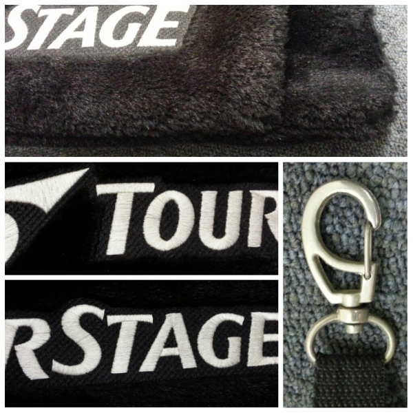 【希少】TOURSTAGE ボアショルダーパッド　アイアンヘッドカバー ツアーステージキャディバッグ用ショルダーパッド カバー ボア