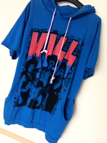 KISSバンドTシャツ☆エアロズンバ ミカノ クラップ ゲストDAMISS_1