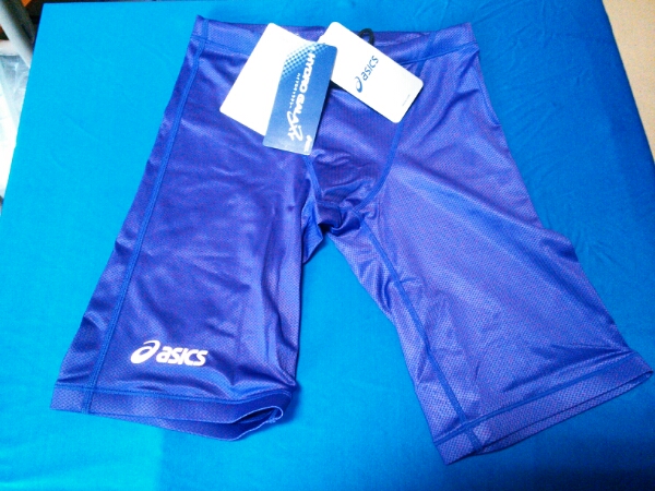 ｂ FINA承認モデル　アシックス　メンズスパツツ　　サイズＯ 