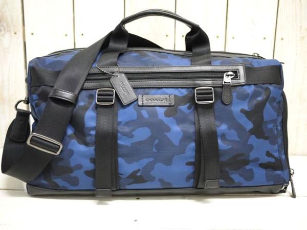 g7未使用COACHメンズコーチカモフラ ジムボストンバッグF71528(男性