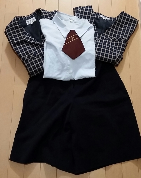 ももさん専用　ヤクルトレディ　制服　旧制服　レア ヤクルトレディ 冬服 制服セット ネクタイ付 中古(レディース