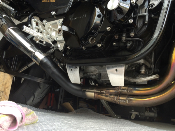 GPZ900R KERKERメガホンマフラー改 フルエキ ワンオフ へこみ無 GPZ900R KERKERメガホンマフラー改 フルエキ ワンオフ へこみ無
