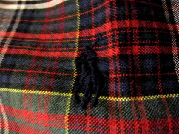 本物正規◆ポロラルフローレン◆オックスフォードシャツ 紺赤/M