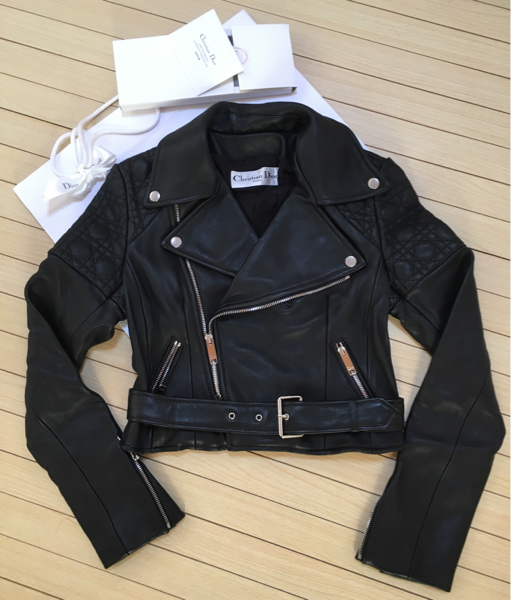 クリスチャン ディオール 18万 超美品 定価50万 Dior ライダース