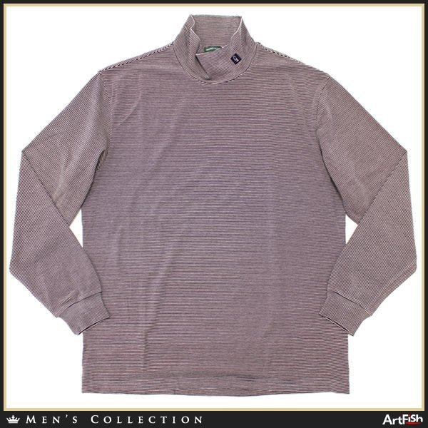 GREEN CLUBS◆ピンク系ボーダーテンセル混カットソーt171*L4新