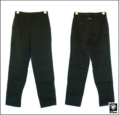 美品Y'sformenワイズフォーメン191チノパンツ黒2ヨウジヤマモト