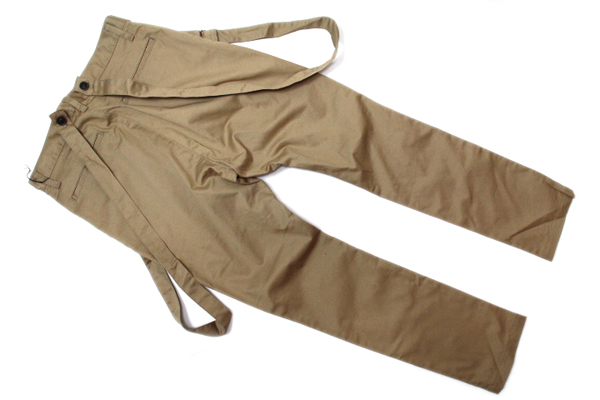 ★新品★glamb◆サスペンダー チノパンツ ベージュ サイズ1◆P8