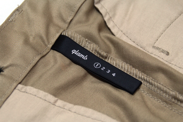 ★新品★glamb◆サスペンダー チノパンツ ベージュ サイズ1◆P8