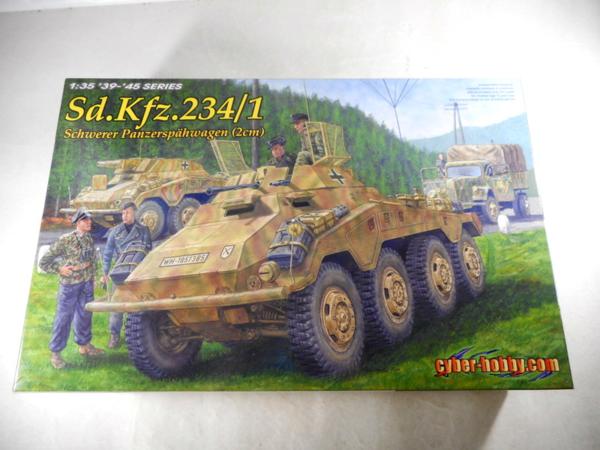 サイバーホビー 1/35 Sd.Kfz.234/1 別売パーツ付 #6298 プラモ