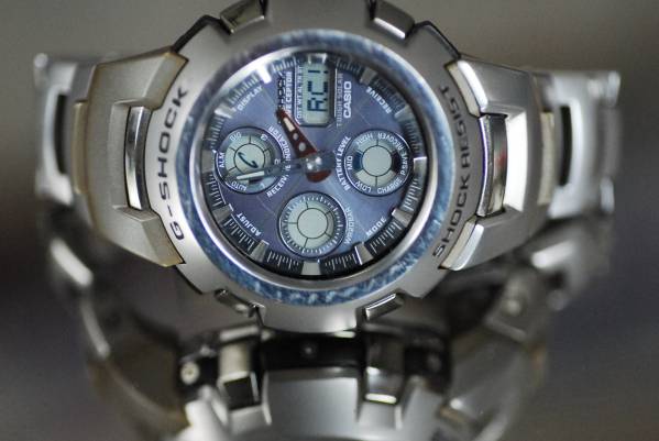 １円～　G-SHOCK　THE　G 電波ソーラー　稼働中　ジャンク★★