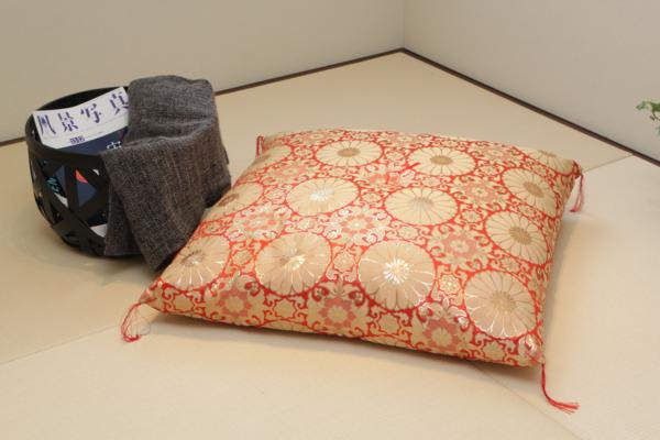 御前座布団 仏前専用 仏壇 お盆用品 法事 お寺 赤M5-MGKSZ0003RE