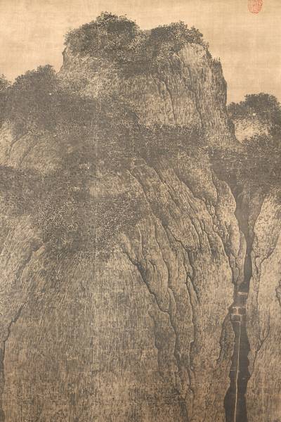 二玄社巧芸画 宗范寛 谿山行旅図 台北故宮博物院 中国 掛軸 絵画(掛軸