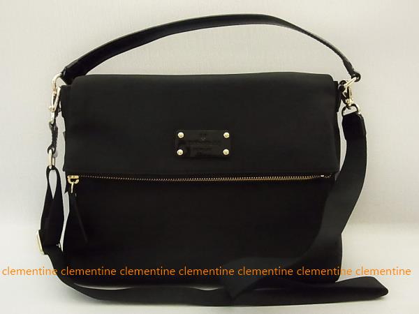 新品ケイトスペードマリアベーシックナイロン2wayホーボー黒2999