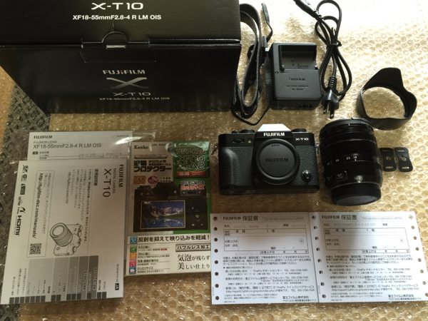 美品★FUJIFILM X-T10 レンズキット ブラック おまけ付き 