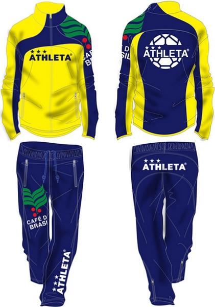 送料無料 ATHLETA アスレタ 2015 防風ジャージ上下セットy【L】