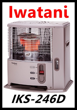 未開封 Iwatani 開放式石油ストーブ IKS-246D シルキーローズ