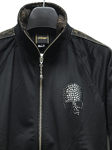 Roen（ロエン）LEOPARD SKULLセットアップジャージ・BLK・M 男性用