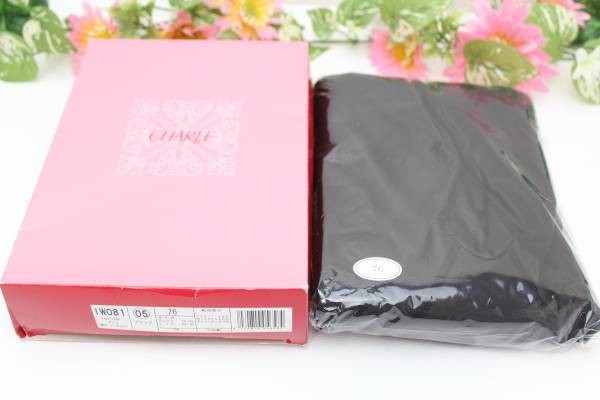 ◆シャルレ　ウエルネスボトム　IW081　ブラック　76