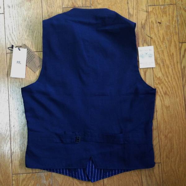 RRL インディゴストライプベスト /スーツ テーラード