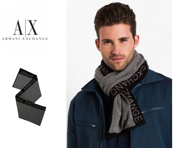 A/X★アルマーニエクスチェンジ★マフラー/ストール グレー