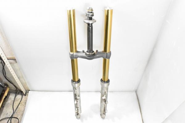 XJR400/フロントフォーク/チタンコーティング/1円/曲がり無/4HM