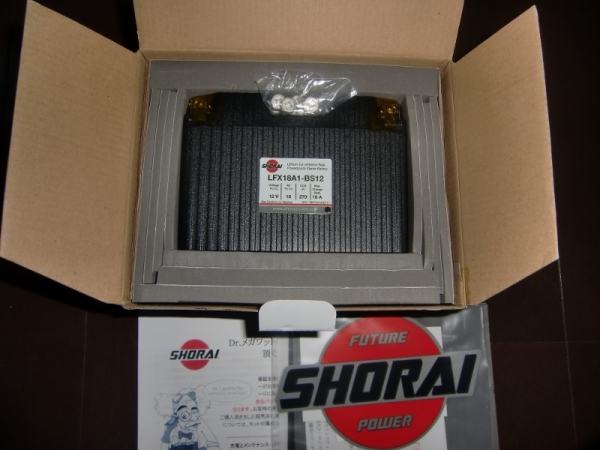 SHORAI ショーライバッテリー LFX18-A1 BS12 新品未使用 SHORAI