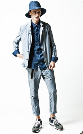 希少★ カズユキクマガイ 15SS ストレッチ ツイル パンツ 2 ★